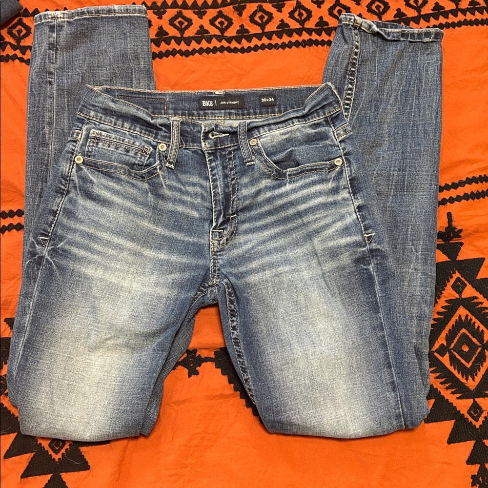 BKE Jaki Straight Blue Jeans